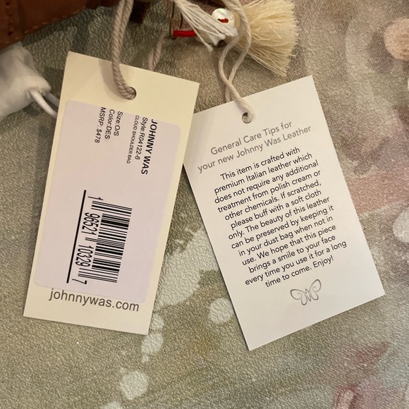 ♥️ NEW! Johnny Was Leather Cloud Purse Bag - Picture 14 of 17